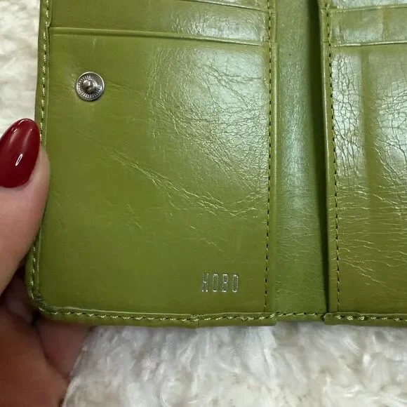 Hobo Green Tri-Fold Wallet - Picture 4 of 4